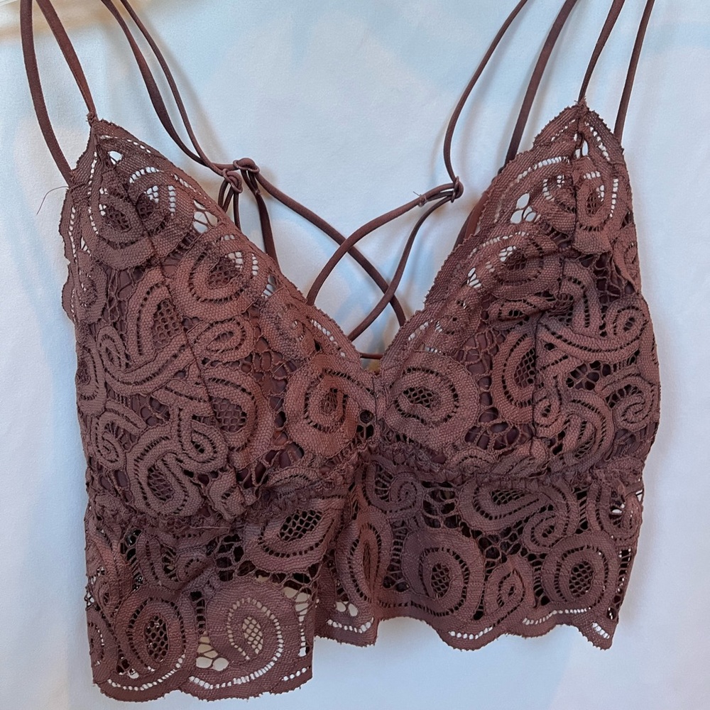 PINK Strappy Laced Bralette